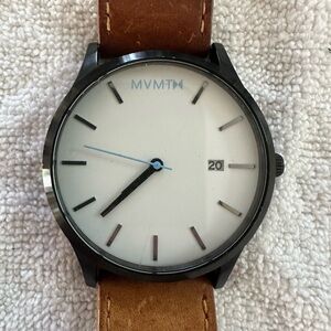 MVMT Men's Black and Tan Watch